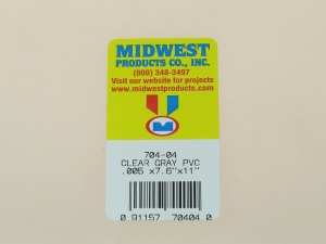 704-04 CLEAR GREY PVC .005 (0.13mm) 